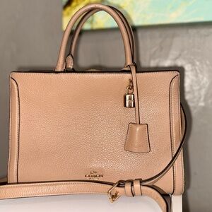 Coach Tan Leather Handbag